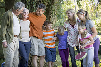 Family at play